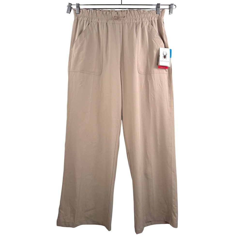 Spyder Coconut HydroWeb FlexWeb Water Resistant wide Pants athleisure‎ sz XL